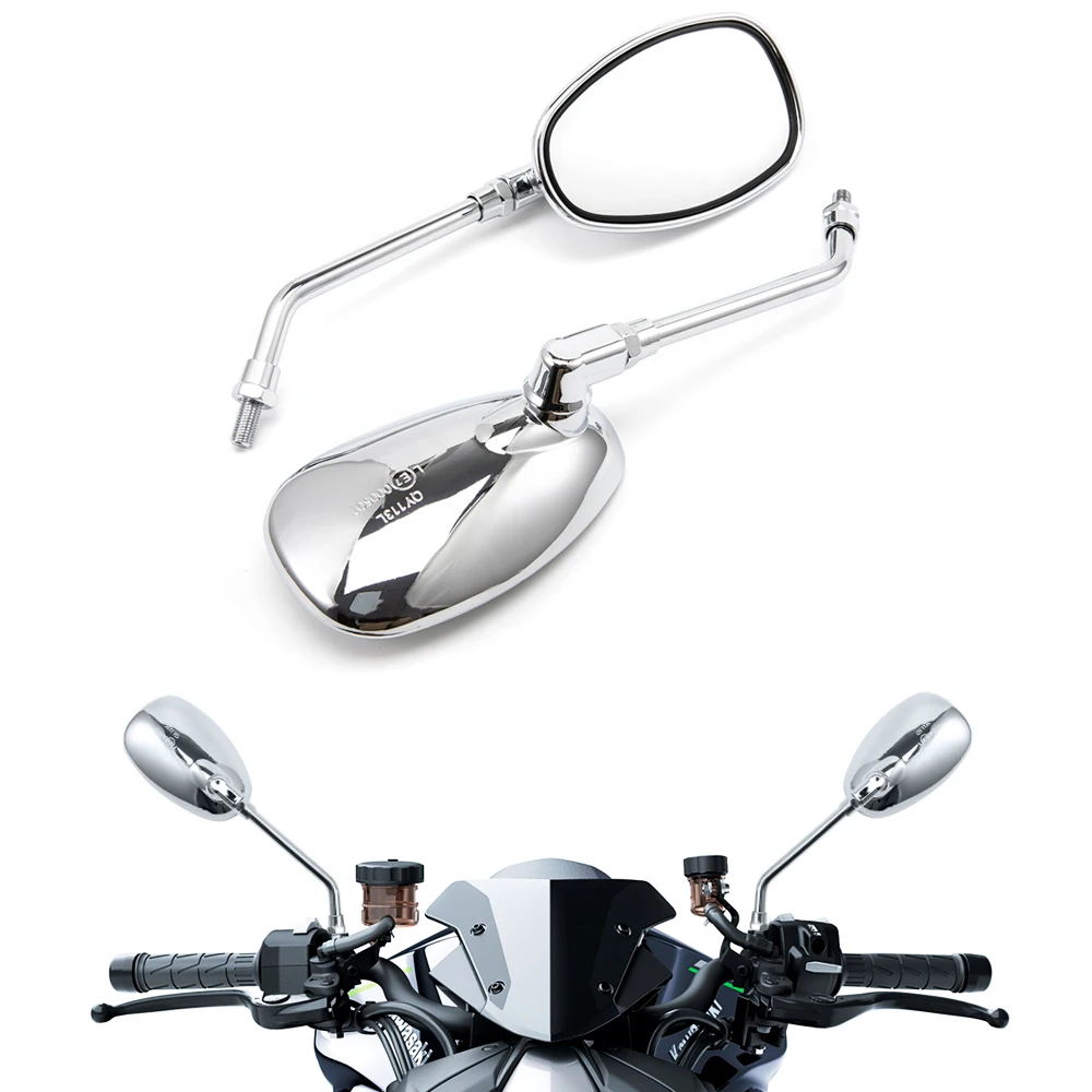 for HONDA SHADOW 1100 750 VTX 130 10MM Scooter Motorcycle Rear Mirror Motocross Accessories for Bike Rearview Motorcycle Mirrors