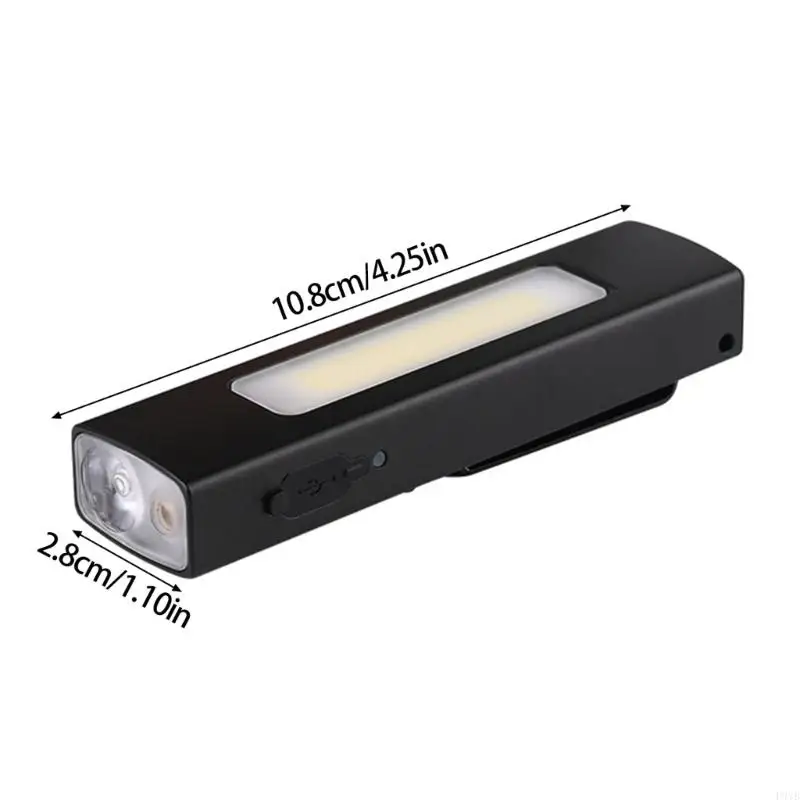 ชาร์จแม่เหล็กทำงานไฟฉายกันน้ำอลูมิเนียมอัลลอยด์สำหรับกลางแจ้ง Camping ไฟฉุกเฉิน P9YB