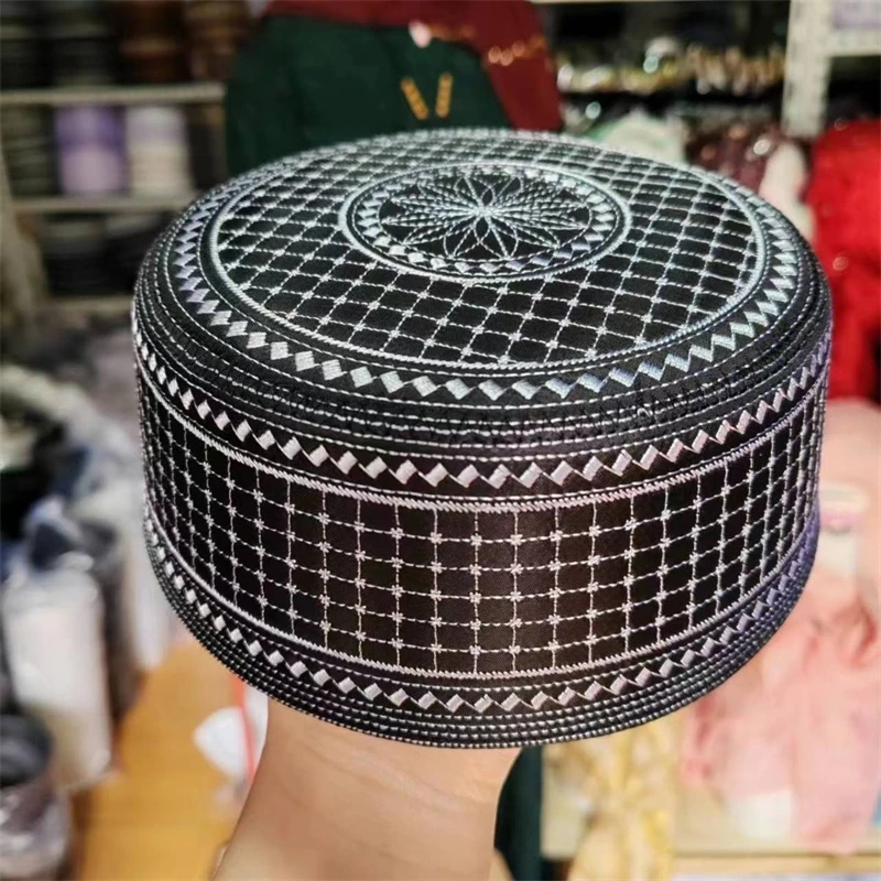 Gorros musulmanes para hombres, sombrero de oración, Kufi, Kippah islámico, Hijab, Arabia Saudita, turbante judío, fiesta bordada, envío gratis