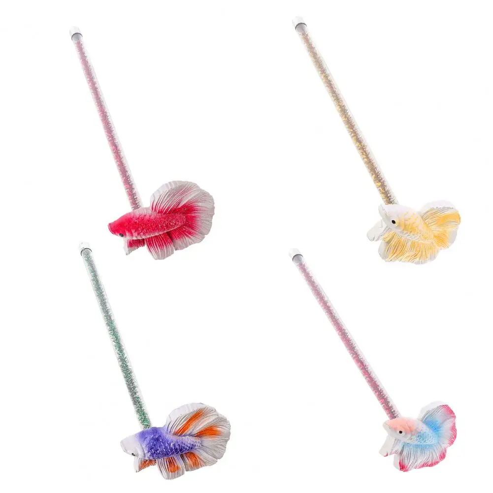 Aquarium Betta Training Wand，Artificial Long Pole Betta Wand，Fish Training Teaser Wand Toy，Fish Tank Supply，Aquarium Decor
