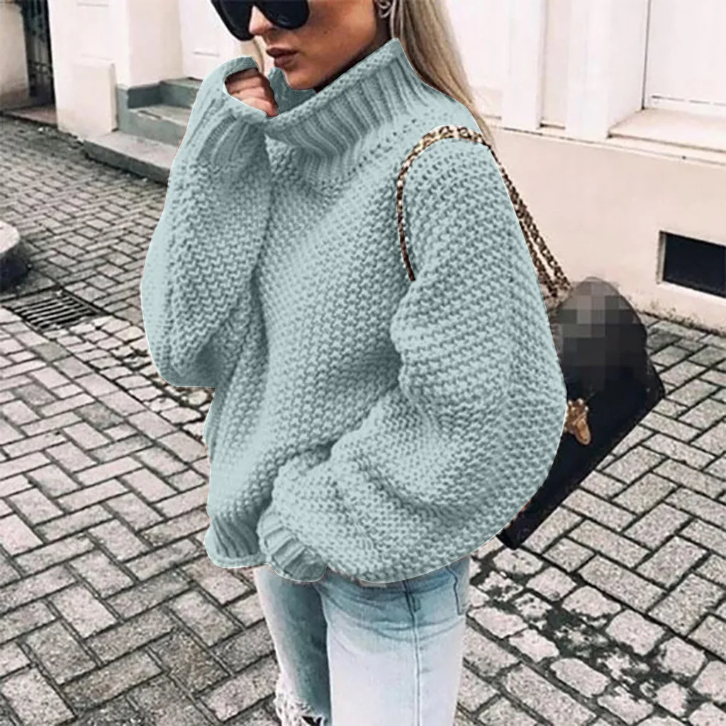 Autumn Winter Knit Solid Sweaters Women Oversize Pullovers Sweater Hip Hop Unisex Jumper Ladies Retro Couples Tops For Women