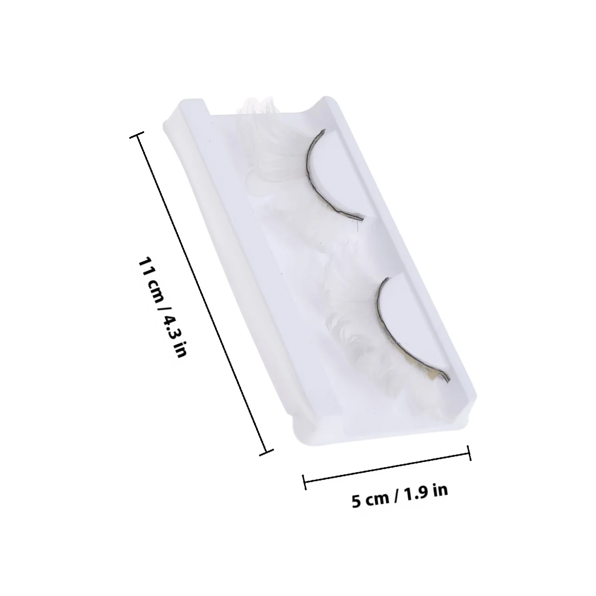 3 أزواج من الرموش الصناعية ذات اللون الصلب خفيفة الوزن ومريحة لحفلات تجميع المكياج وحجم كثيف #5