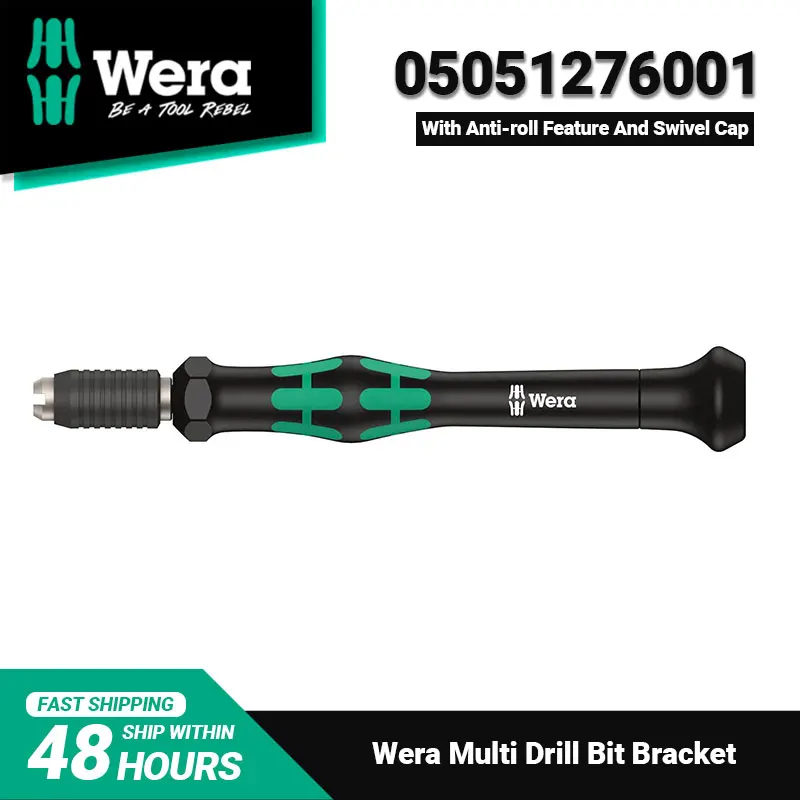 WERA 05051276001 1013 Kraftform Micro Bitholding Screwdriver Anti-roll Low-fatigue Working 26Grams