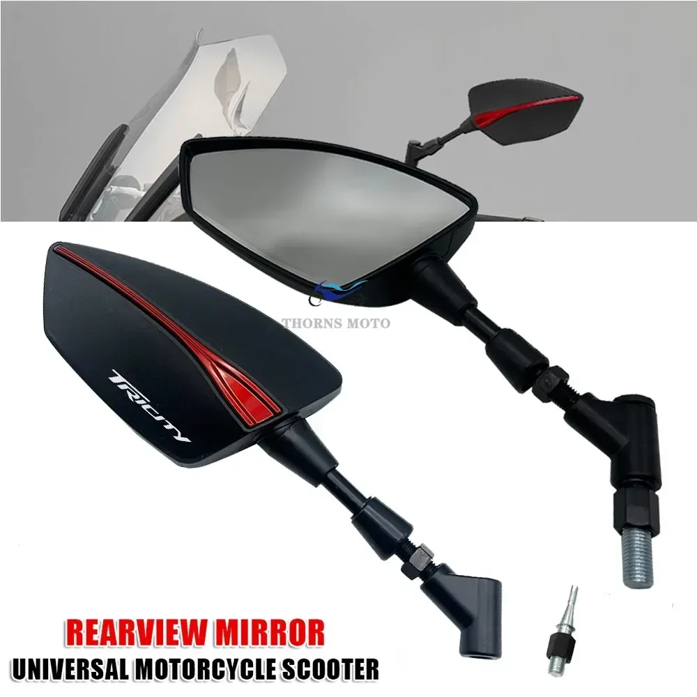 

High-Quality Adjustable Motorcycle Rear View Mirrors Pair for YAMAHA TRICITY 300 125 155 TRICITY TRICITY300 moto accessories