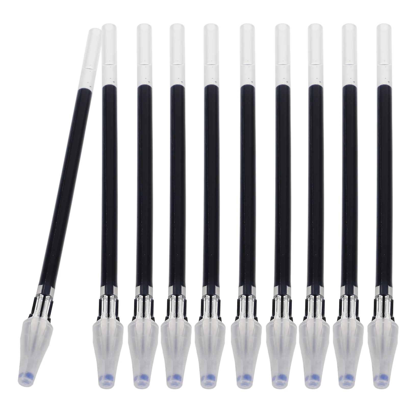 

30pcs Drill Tip Smooth Writing Gel Replacement Fine Tip Ink For Office School Signature Writing Supplies Plastic Reusable Pen