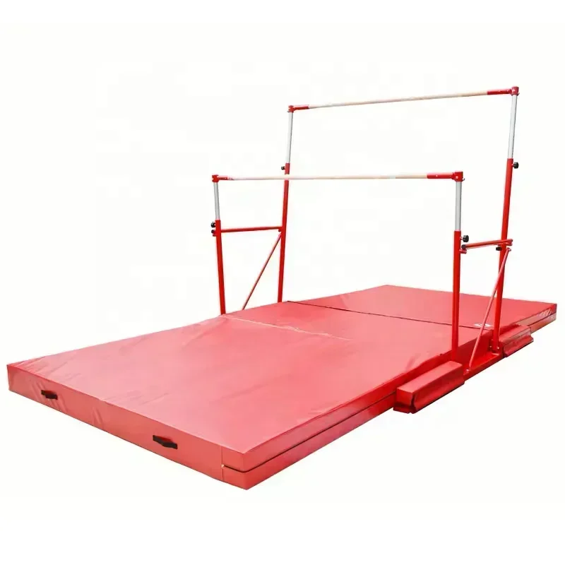 FIG standard Gymnastic uneven bars for adults competition model Full sized training gymnastic equipment for club girls bar