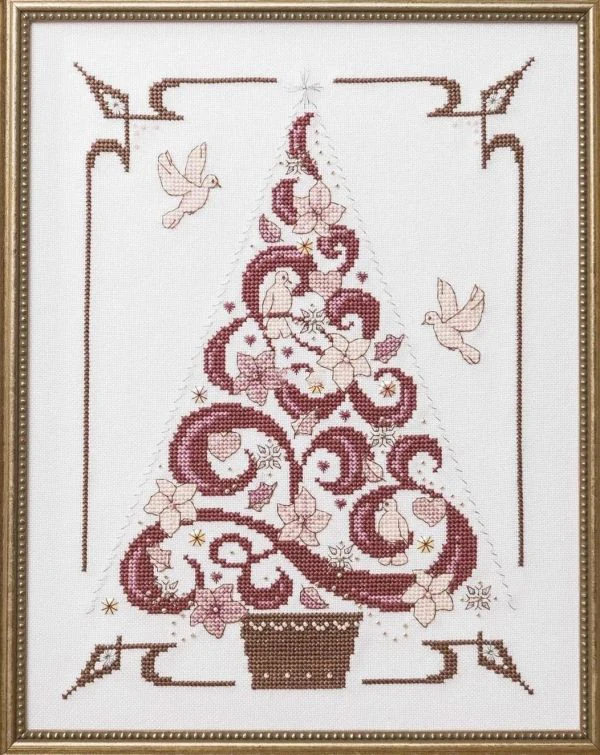 Árboles de Navidad de mano Aida de algodón sin imprimir, 30-37 Kits de punto de cruz, 14, 16, 18, 22, 25, 28CT, tela DIY, artesanía Shop7