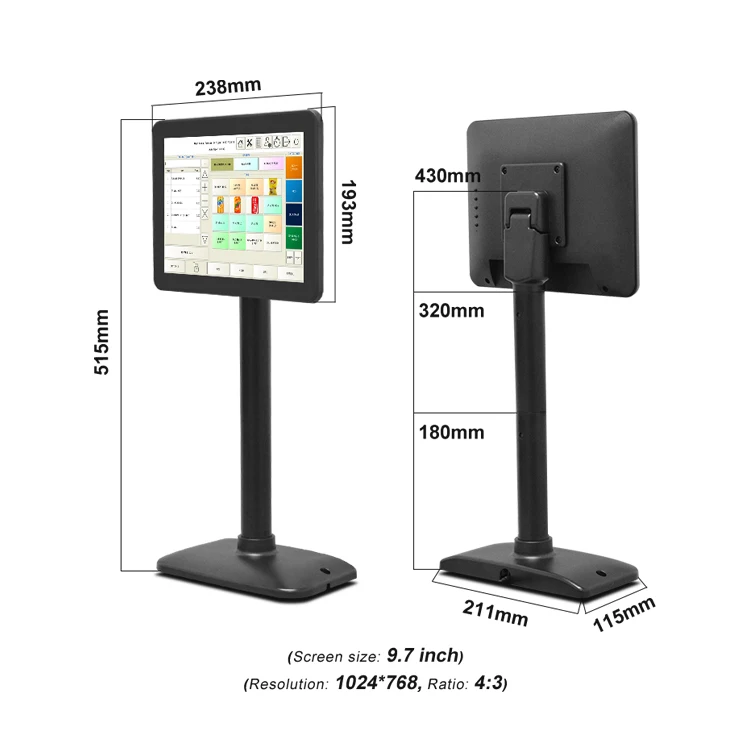 

9.7"10.1"11.6"15"15.6"17"17.3"18.5"19"21.5"23.8" usb touch screen capacitive open frame