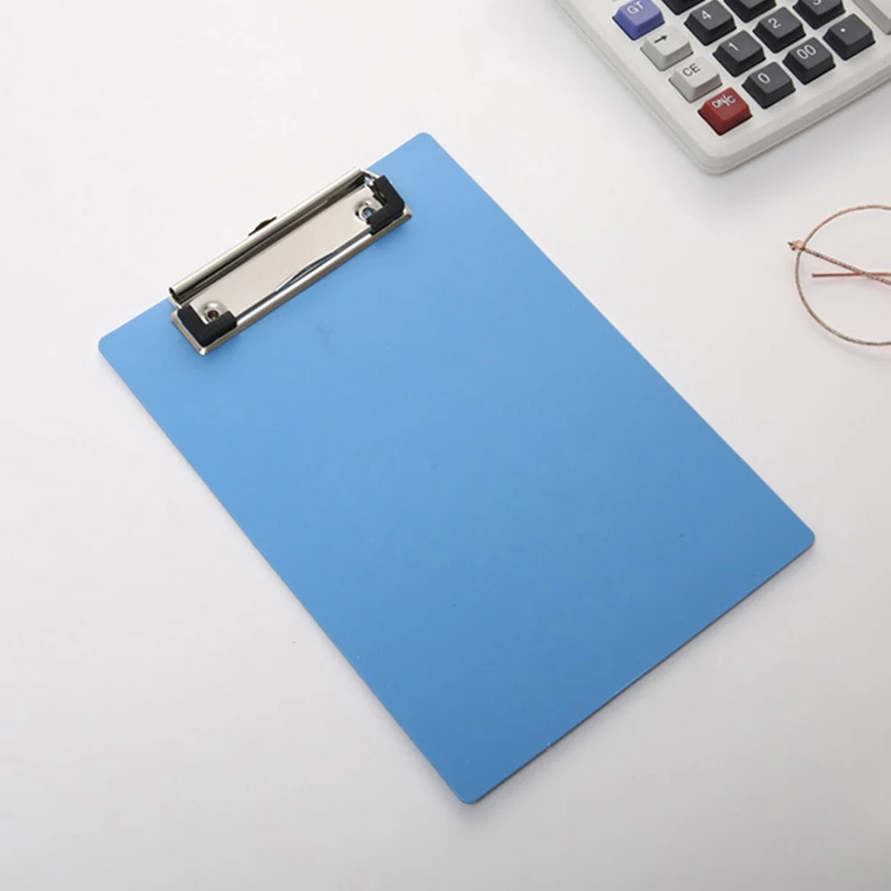 A5 Clipboards With Single Low Profile Clip Multi-function Clip Writing Pad Plastic File Folder Office School Stationery Supply