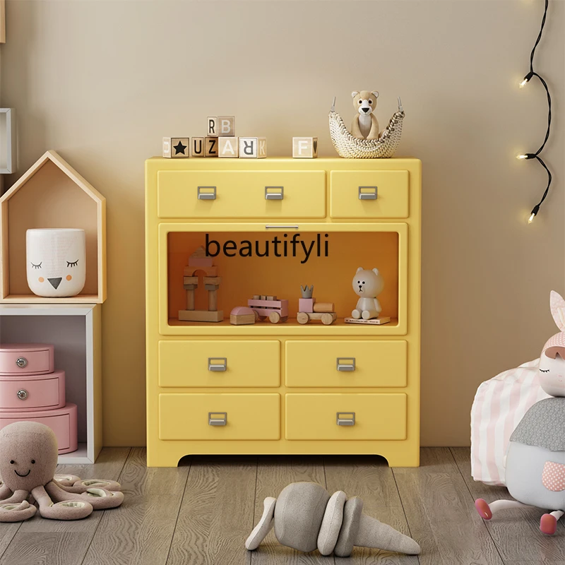 

Color Chest of Drawers Living Room Sundries Storage Hallway Tea Decorative Sofa Side Cabinet