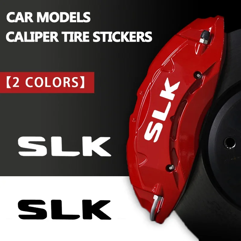 for Mercedes Benz SLK Class R172 R171 R170 6PCS Car Tire Caliper Decal Modified Film Fashion Decoration Sticker Auto Styling