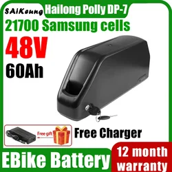 Bafang 500w Hailong 48v 52 72v 25ah 30 40 50 60ah Bateria Para Bike Eletrica EBike Akku  Batterie 300-3000w 21700 LithiumBattery