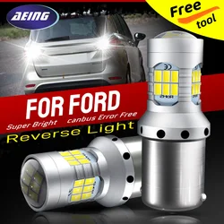 2×LED Reverse Backup Light Blub P21W For Ford Focus MK1MK2 Fiesta Mondeo Fusion EcoSport Escort Galaxy Ka Kuga C-MAX B-MAX S-MAX
