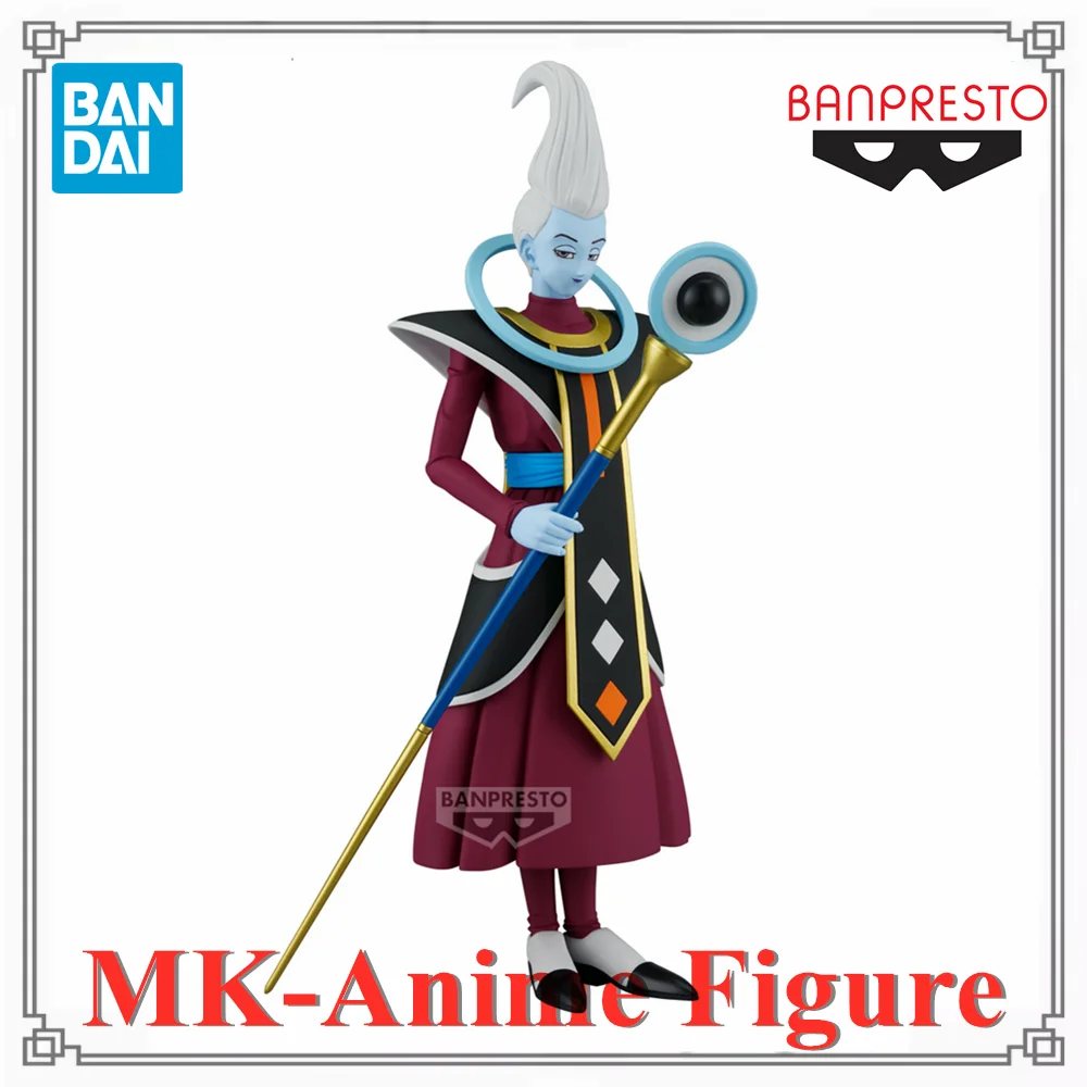 Figura de Acción Original BANDAI Banpresto Dragon Ball Z Super Saiyan Whis SOLID EDGE WORKSTHE, Modelo de PVC, Figuarts