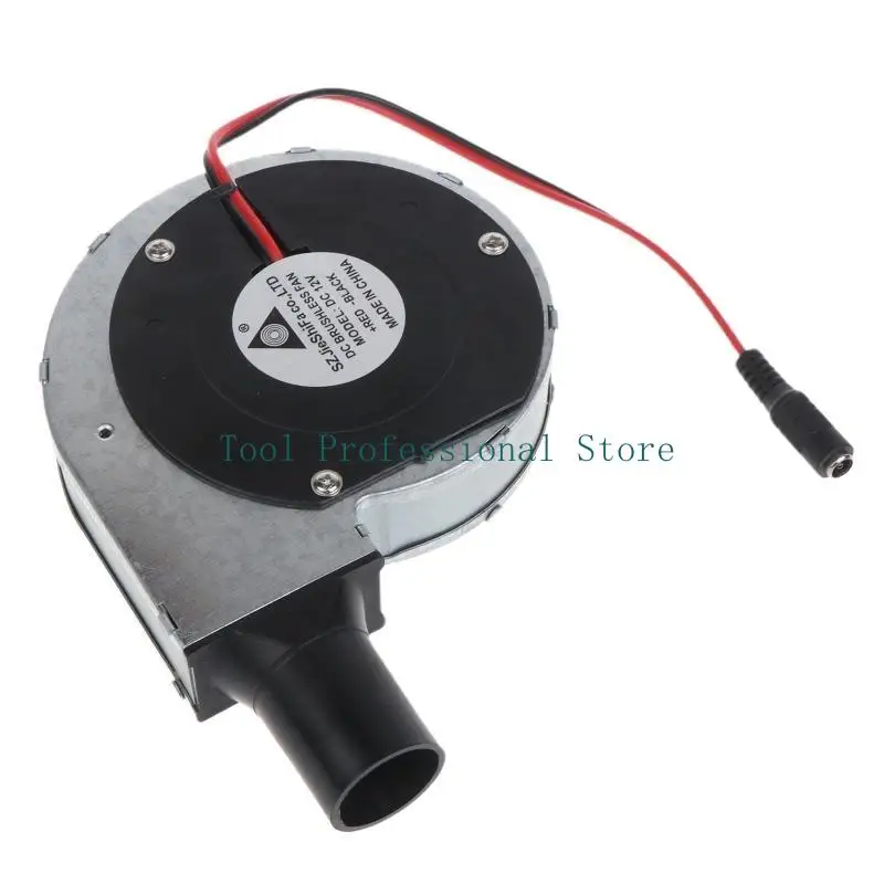 

57QF Вентилятор для барбекю, 12 В постоянного тока, 1,9 А, 5000 об/мин, воздуходувка для барбекю, пикника, кемпинга, разжигатель