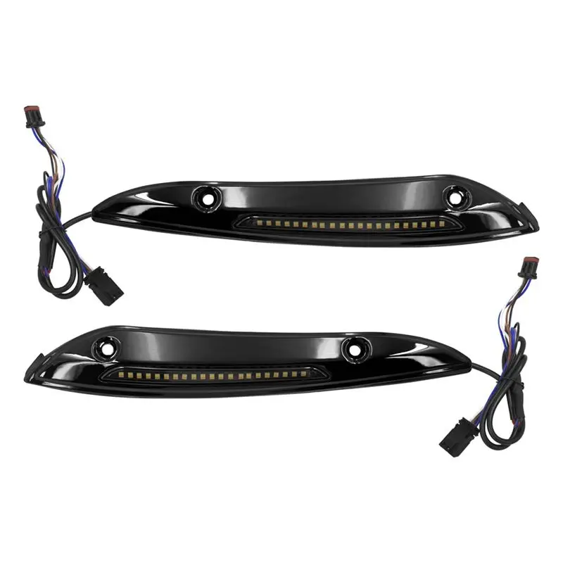 New Arrival LED Turn Signal Windshield Trim Light For Touring Road Glide FLTRX FLTRXS FLTRK 2015-2024 Motorcycle