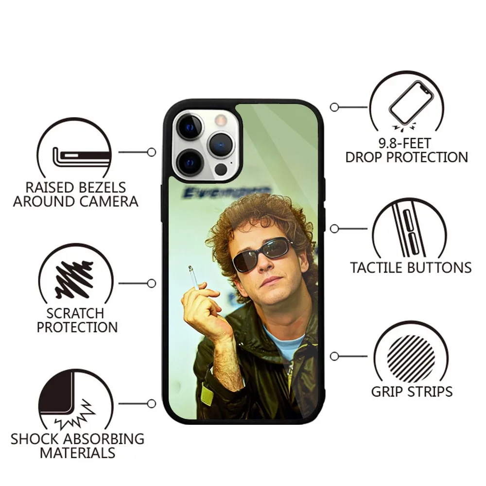 Singer Songwriter G-Gustavo Cerati Phone Case For iPhone 16,15,14,13,12,11,Plus,Pro,Max,Mini Magsafe Magnetic Wireless Charging