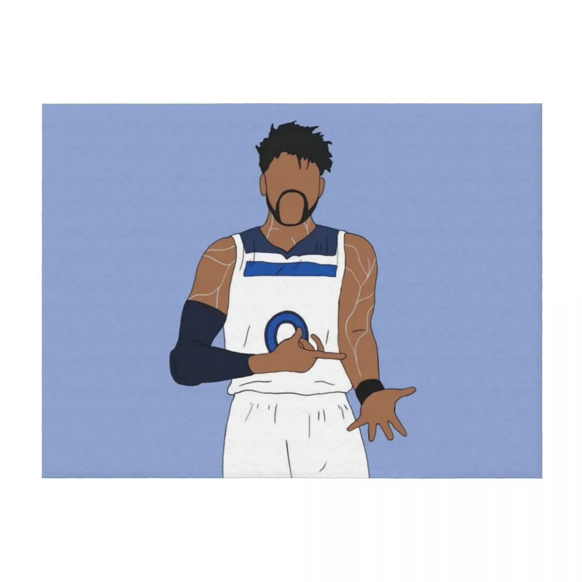 

D'Angelo Russell With Ice In His Veins Throw Blanket for winter for sofa For Decorative Sofa Kid'S Blankets