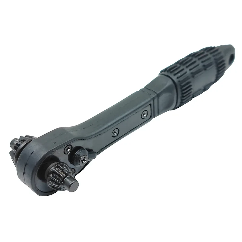 

Electric drill special chuck key wrench labor-saving two-in-one ratchet quick disassembly and assembly three-paw key pistol
