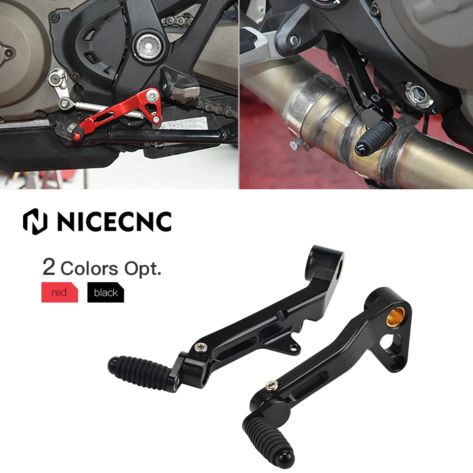 

Motorcycle Gear Shift Lever Pedal For Ducati Monster 821 2014-2018 Monster 1200 1200s 1200R 2014-2019 Brake Clutch Shifter Lever