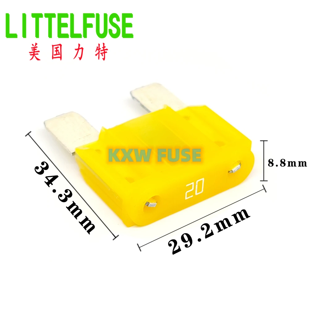 MAXI Slo-Blo 32V Automotive Blade Fuse 0299020 0299025 0299030 0299035 0299040.ZXNV  20A 25A 30A 35A 40A Littelfuse 299 Series