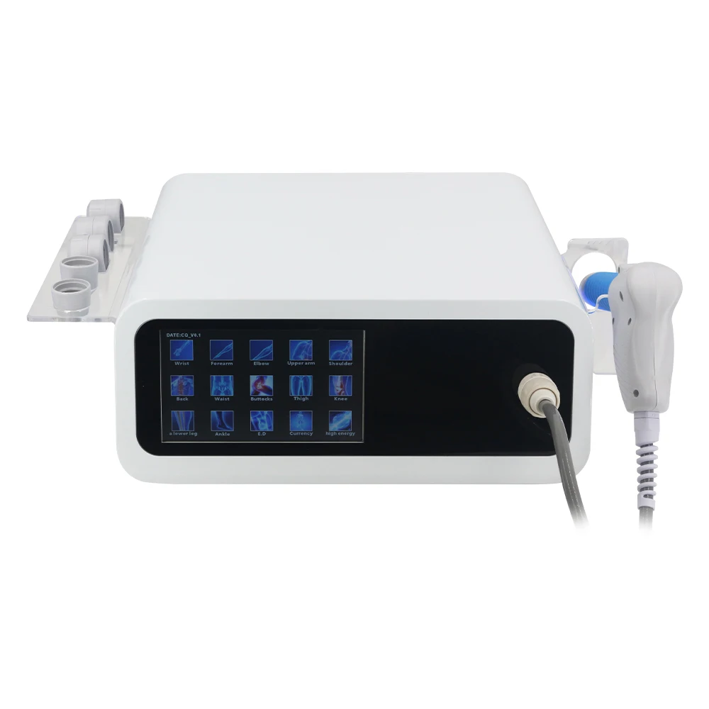 آلة موجة الصدمة الهوائية 8Bar الجسم الاسترخاء العضلات علاج الضعف الجنسي تدليك الخصر الظهر الساق لتخفيف الآلام موجة الصدمة العلاج مدلك