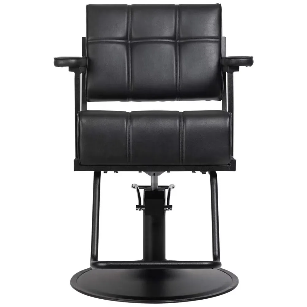 Black Styling Make up Chair for Salon Barber Shop Furniture Factory Direct Selling Hair Salon Equipment with Black Pump
