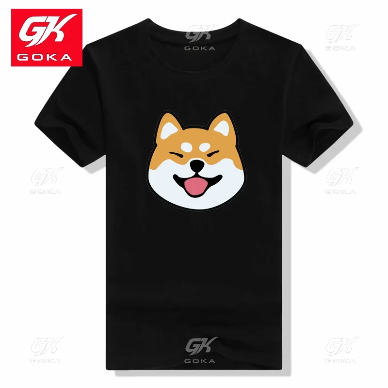 Funny Shiba Inu Dank T Shirt Retro Summer Hip Hop Graphic Tees Cotton Tops Shirts Short Sleeves Cotton Printing Unisex T-shirts