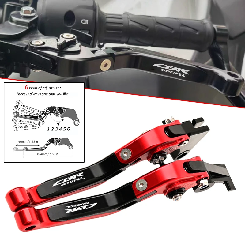 

Fit For Honda CBR600RR CBR 600RR CBR 600 RR 2007-2016 Motorcycle CNC Adjustable Folding Extendable Brake Clutch Levers Handle