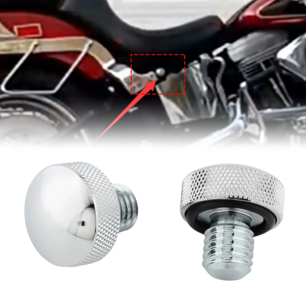 

Knurled Seat Bolt Kit for Harley-Davidson Softail 1984-2007 CNC Aluminum Motorcycle Accessories