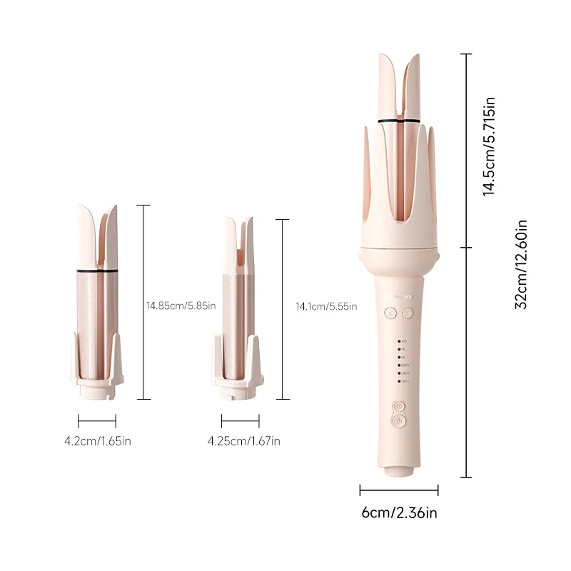 مكواة تجعيد الشعر الأوتوماتيكية بالأيونات السالبة من السيراميك - بيرم مموج كبير 40 مم للاستخدام المنزلي، عصا تجعيد كهربائية لشخص كسول #6