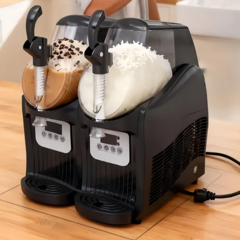 Home Frozen Drink Commercial Ice Slush Maker Machine With Digital Control Panel