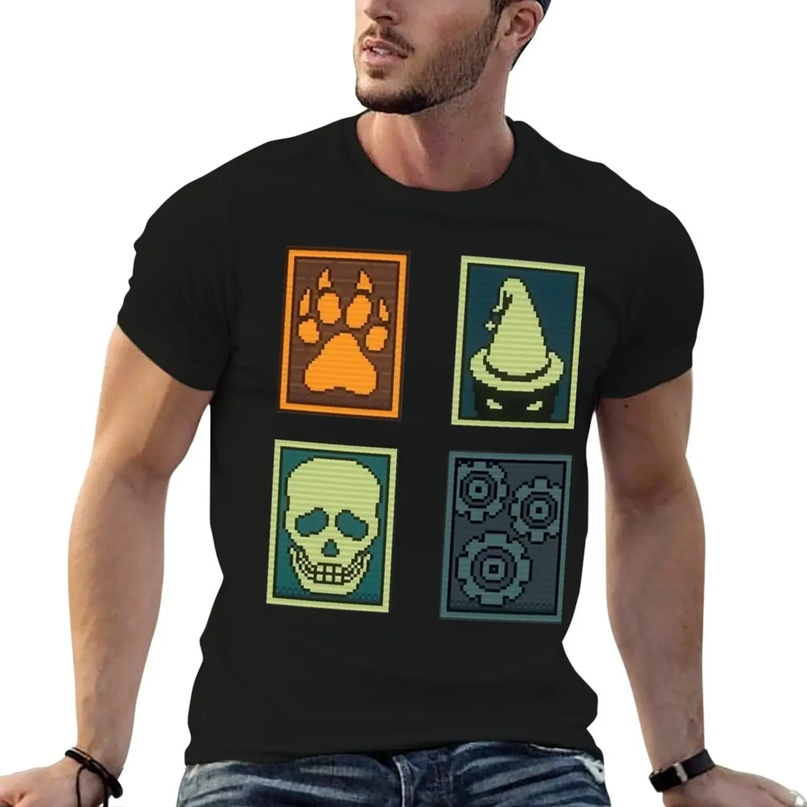 

Inscryption Psychological Horror Card Categories Game Halloween Scary Spooky Dark Escape-room Puzzle T-Shirt