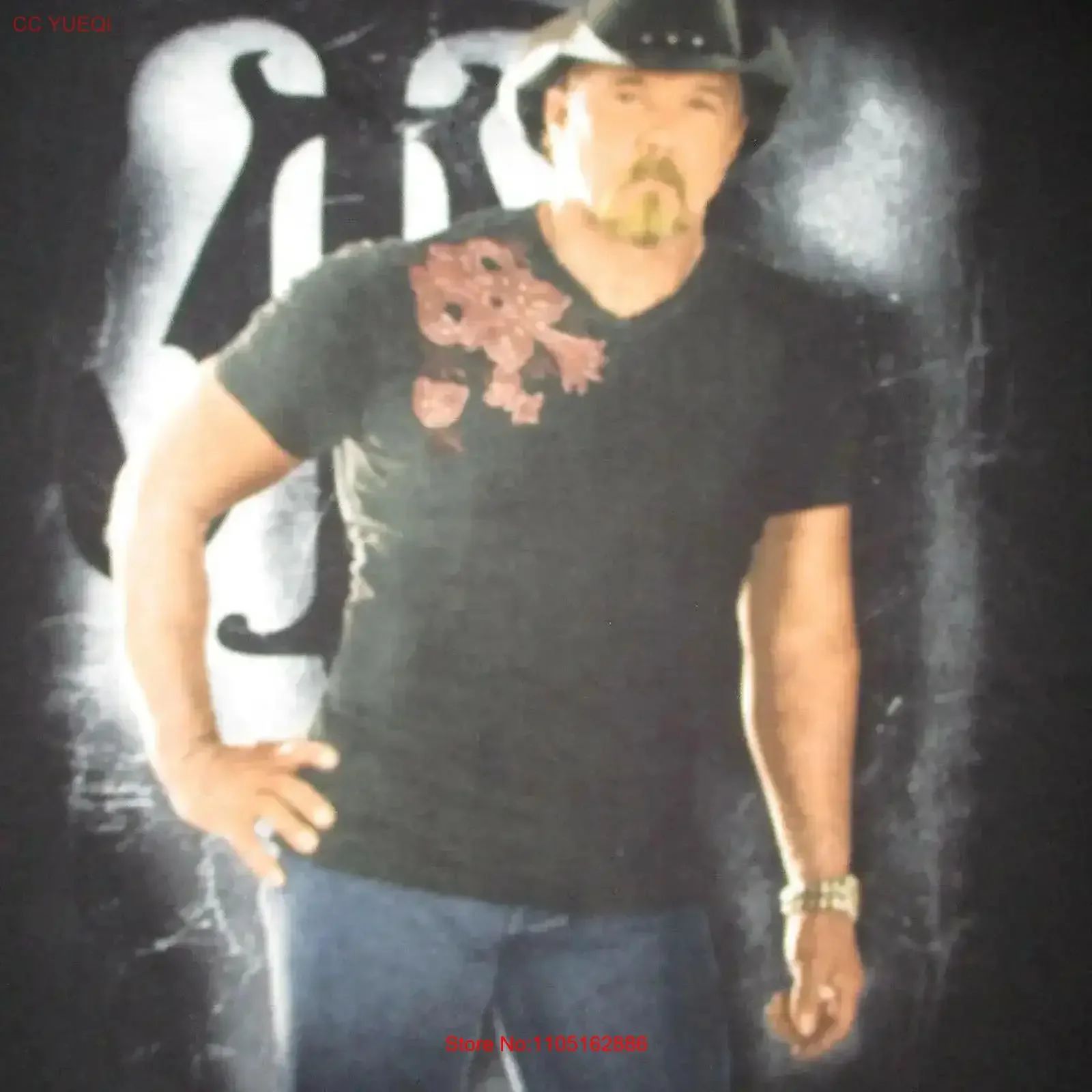 Intimate Evening With TRACE ADKINS CONCERT T SHIRT Acoustic Songs Stories Tour L vintage Washed designer clothes homme Casual