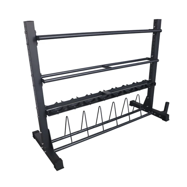 

Wholesale Factory Gym Equipment Fitness Equipment Combo Plate Dumbbell Rack Multi Storage Stand Weight Shelf