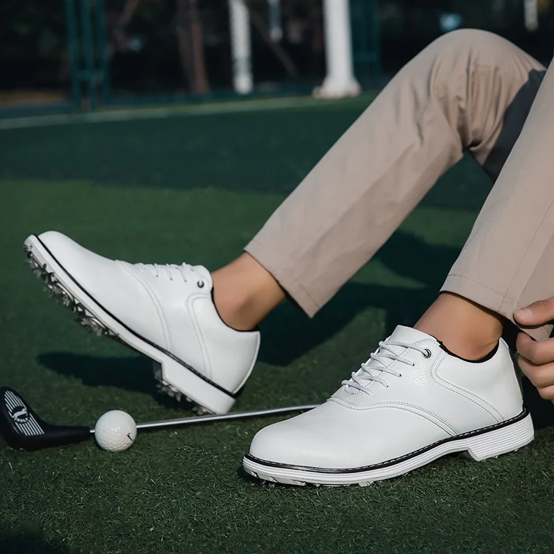 Men\'s Professional Golf Shoes, Outdoor Leisure Fashion Training Golf Shoes, Men\'s Plus Size Fitness Walking Shoes, Sizes 39-47