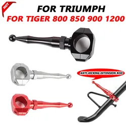 For TRIUMPH Tiger 800 XCX XCA XRX XRT XR Tiger 850 900 1200 XCA Accessories Anti-kicking Extension Rod Side Stand Support Assist