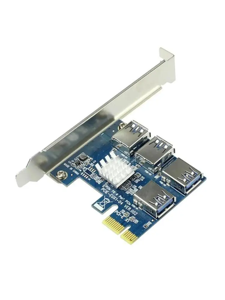 

652F PCI-E Riser Board 1x to 16x Adapter Card PCI-E Graphic Card Riser 1X to 16X Slot