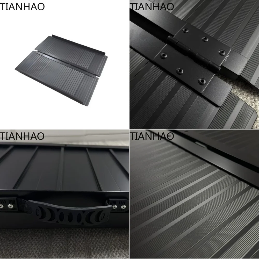 Aluminum Alloy Wheelchair Ramp for Amazon Warehouse Loading Dock Access Portable Foldable Threshold Riser for Mobility