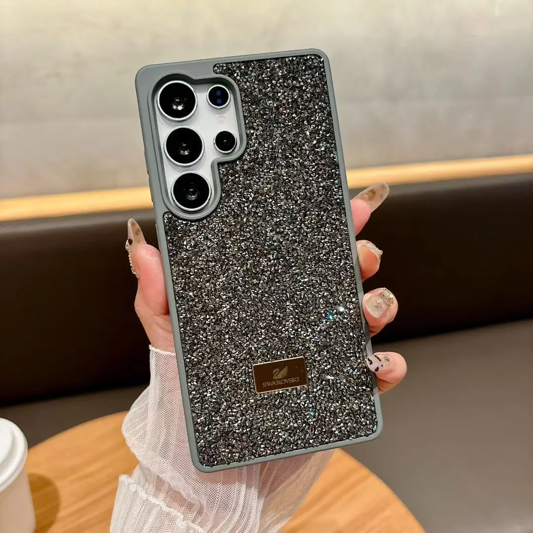 Luxury Rhinestone Diamond Phone Case For Samsung Galaxy S26 S25 Ultra S24 S23 Plus The Shiny Diamond Shockproof Protective Cover