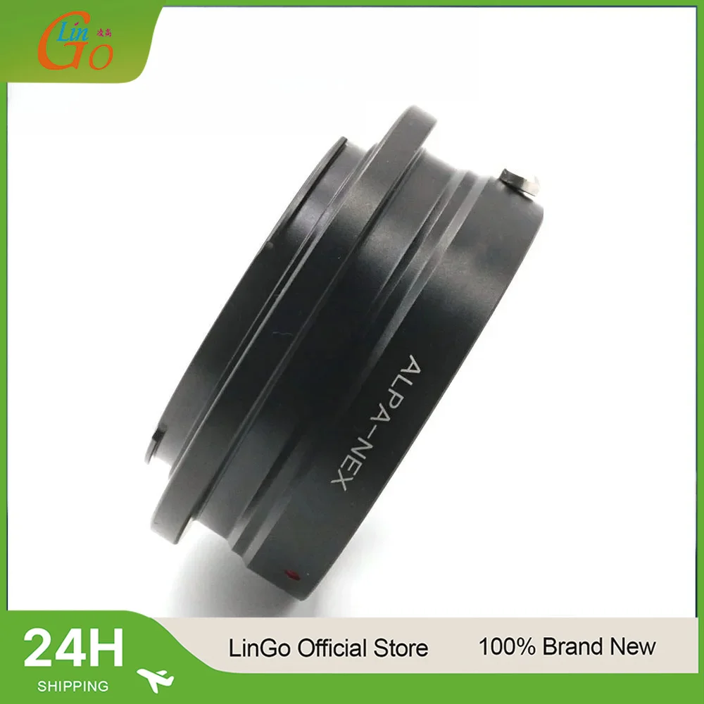 LinGo Camera Lens Mount Adapter Ring For Alpa Mount Lens To For Sony E Mount Camera For NEX VG10E 5N A7 A7R