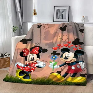 Schöne Mickey Minnie Soft Plüschwurfdecke, heißes Sofa Decke, Nickerchendecke, Bett, Wohnzimmer, Schlafzimmer, Haus, Reisen, Picknick, Mädchengeschenke 8 Hauptverkäufe Mickey - №6