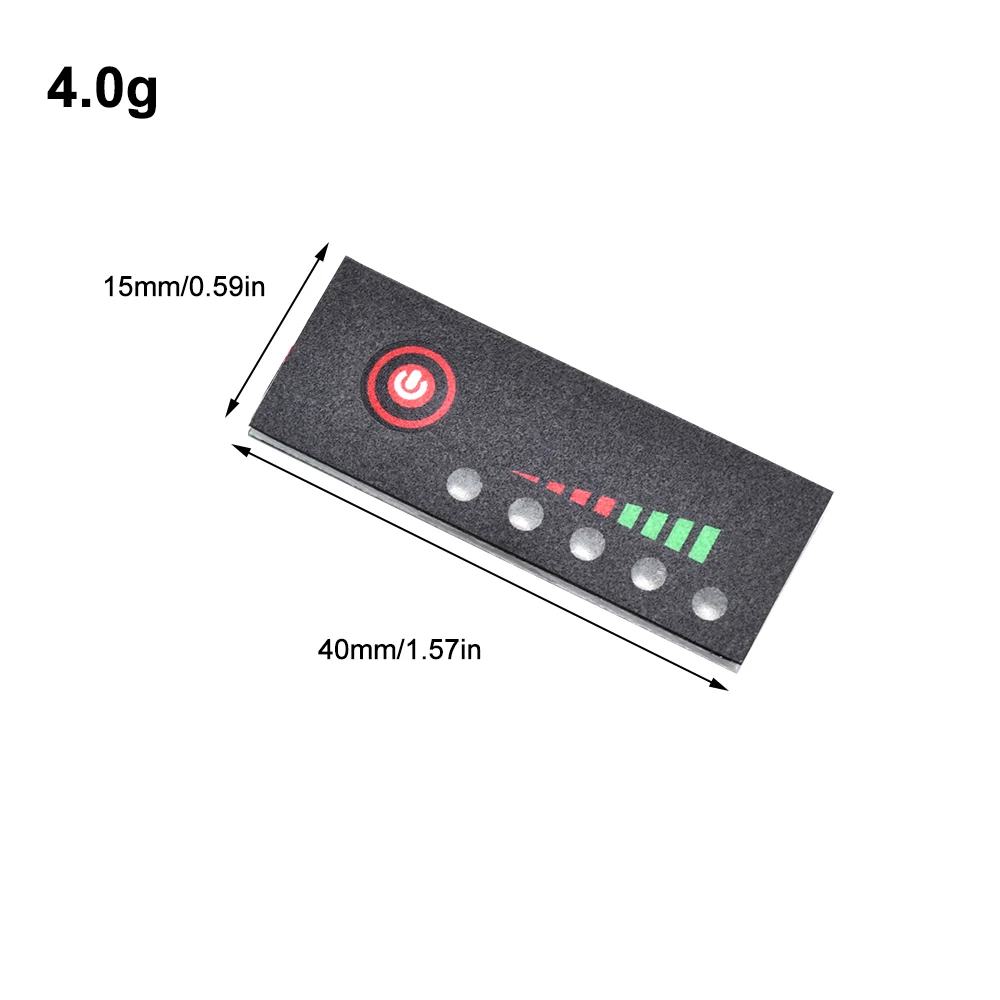 1S 2S 3S 4S 5S 6S Lithium Battery Li-po Li-ion Capacity Indicator Board Power Display Charging Charge LED Tester 3.7-25.2V