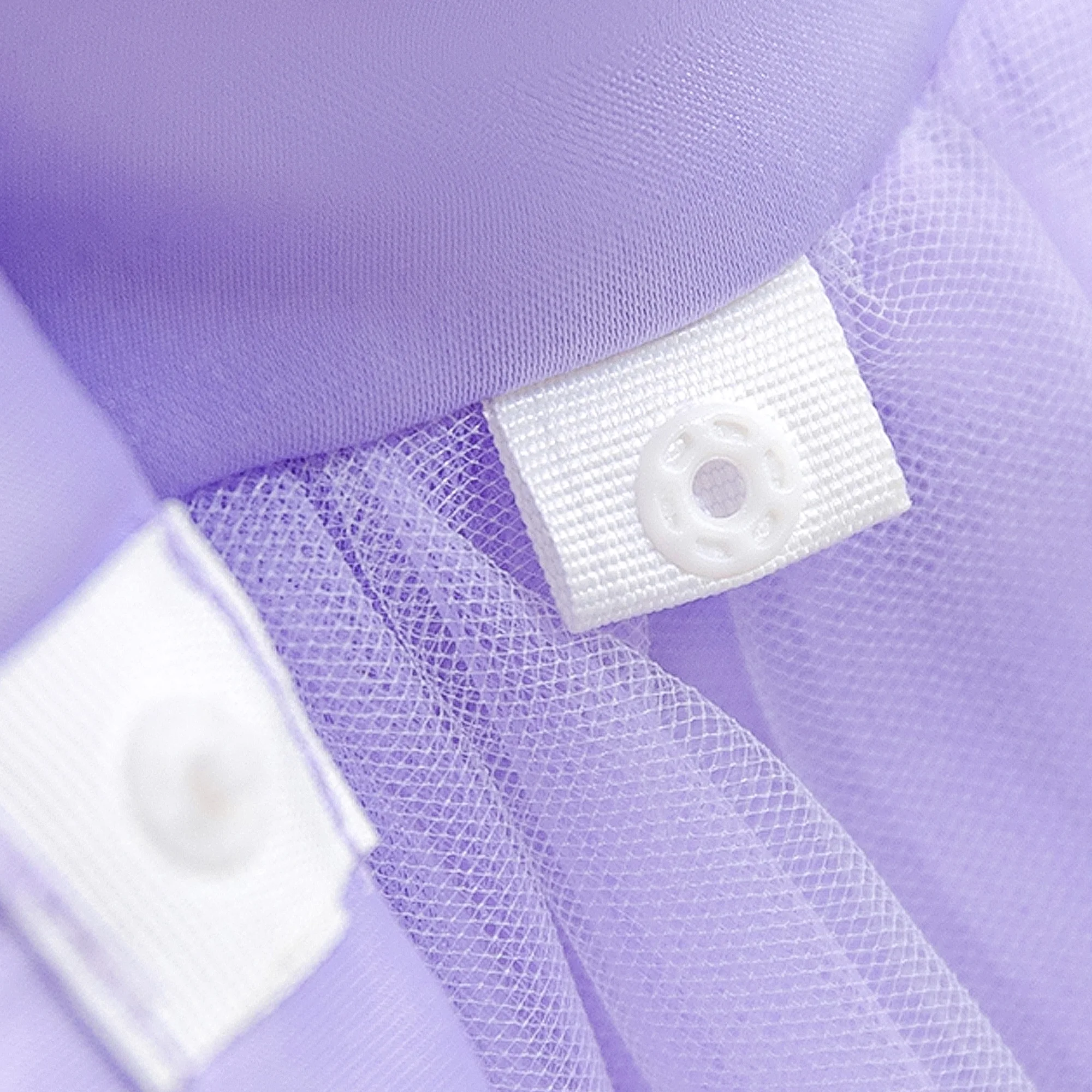 Baby Mädchen Kleid mit Blumenstickerei, Elegantes Schleifenkleid für Hochzeit, Prinzessinnen-Abendkleid für Taufe und Festlichkeiten – Detail 9