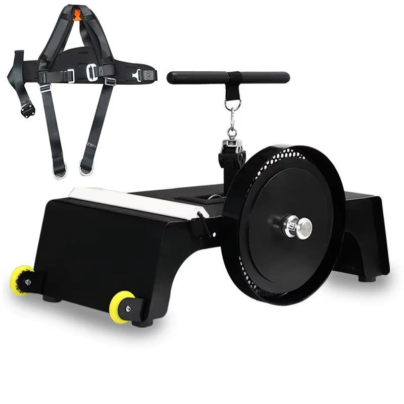 Commercial Wheeled Portable Squatting Equipment for Gyms, with Belt Centrifugal Tensile Machine, Flywheel Trainer