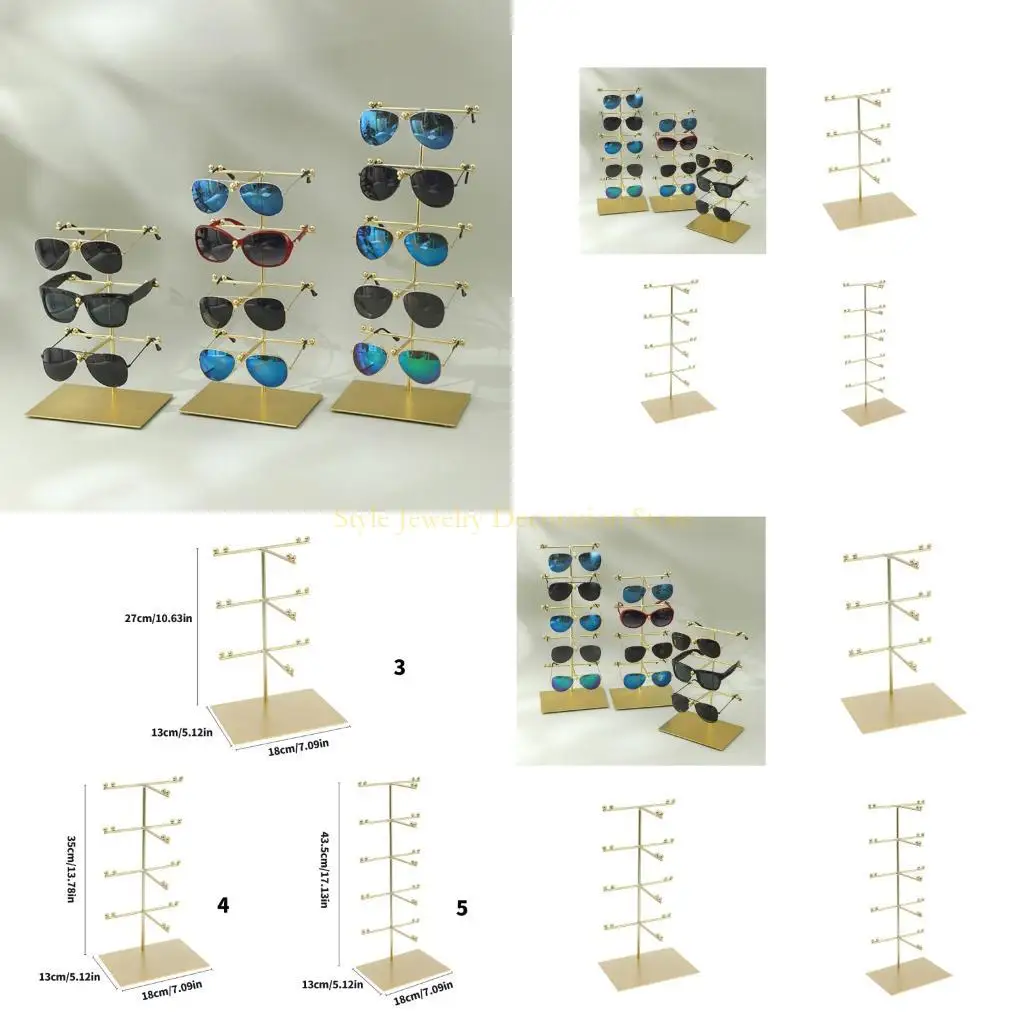 

D46E Sunglass Stand для дома или розничный дисплей съемный держатель очков,