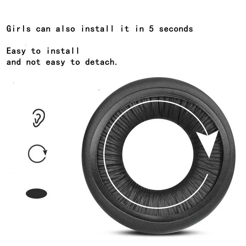 

Ear Pads Cover Earpads for Sony WH-CH510 CH500, Sony MDR-ZX110/MDR-ZX330 Headphones Earmuff Earphone Sleeve，BAOMAND