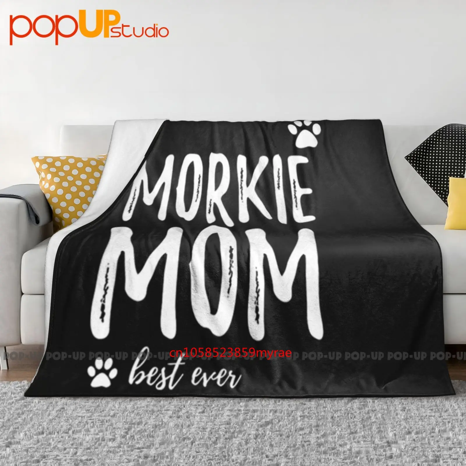 Morkie Mom Yorkie Maltese Dog Mom Manta ultrasuave Edredón Funda de sofá de invierno Fundas de cama