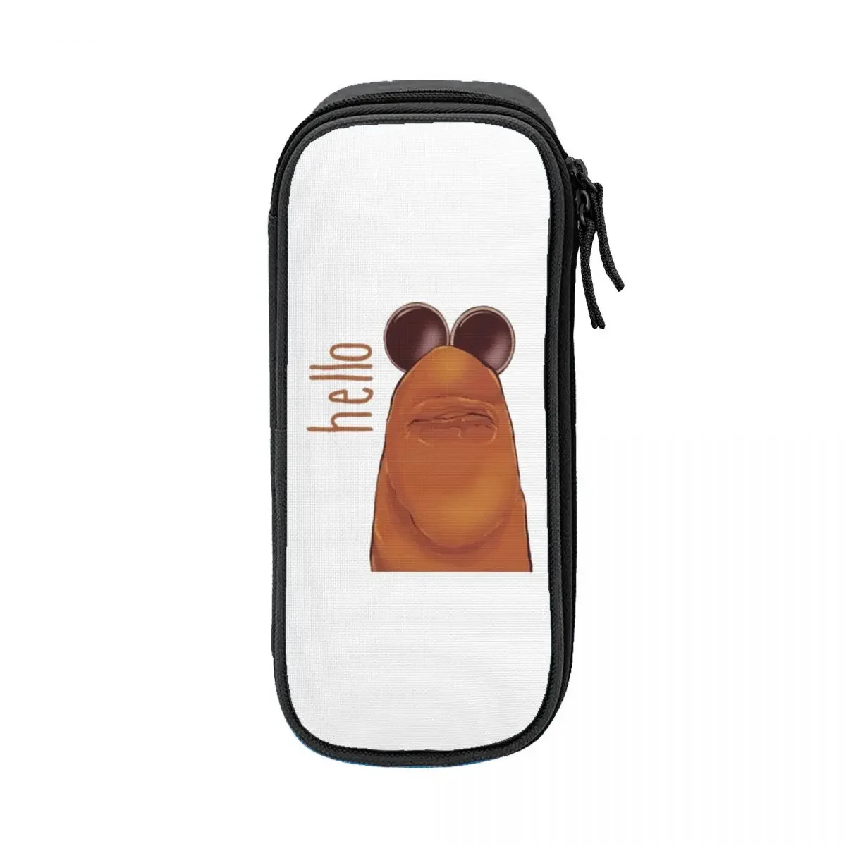 Hello Marcus The Worm Pencil Cases Pencilcases Pen for Girls Boys Big Capacity Bag Students School Zipper Stationery