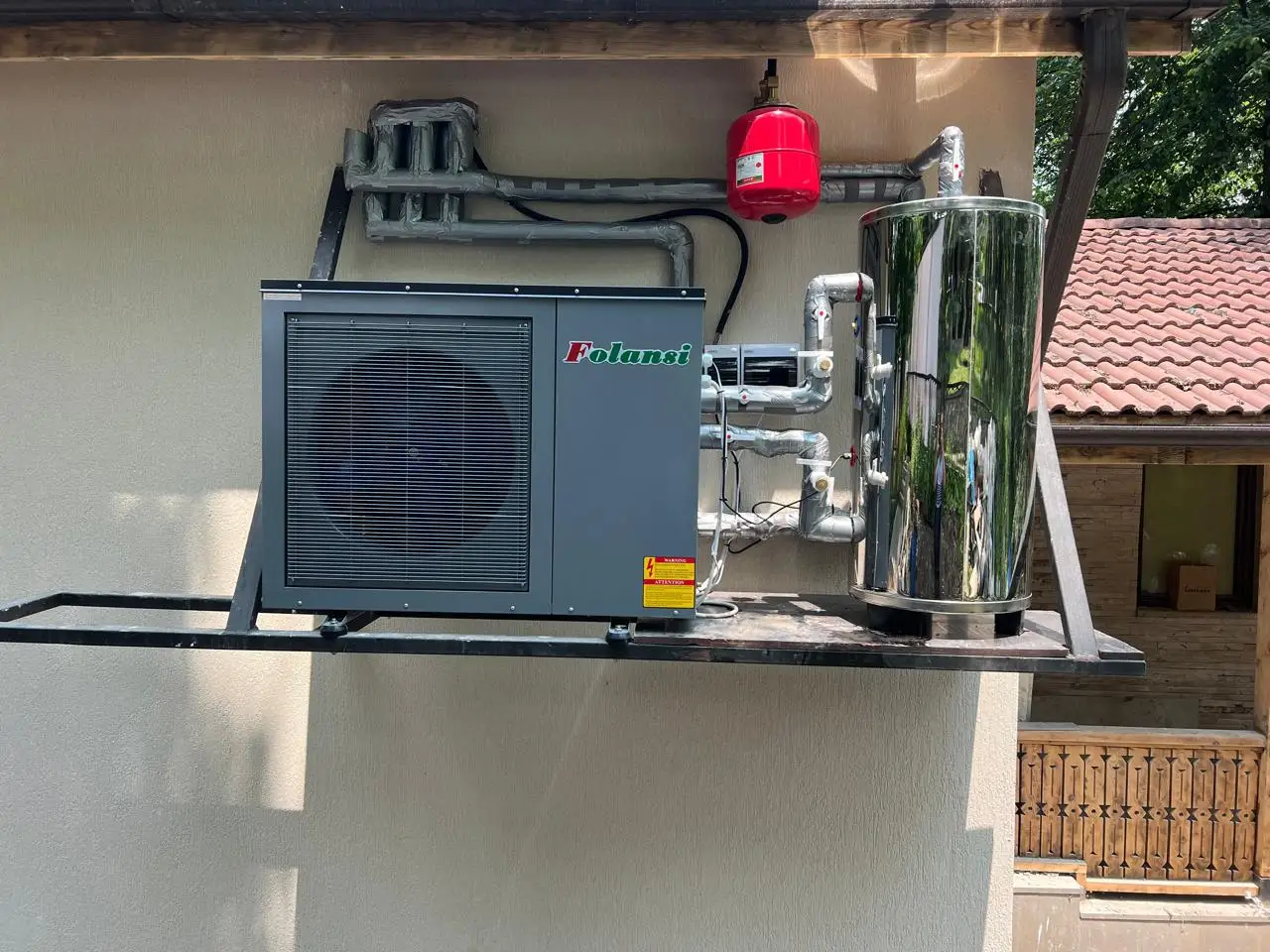 Bomba de calor con inversor de CC de 8,2 kW, calefacción y refrigeración, fuente de aire monobloque, bomba de calor con inversor de CC